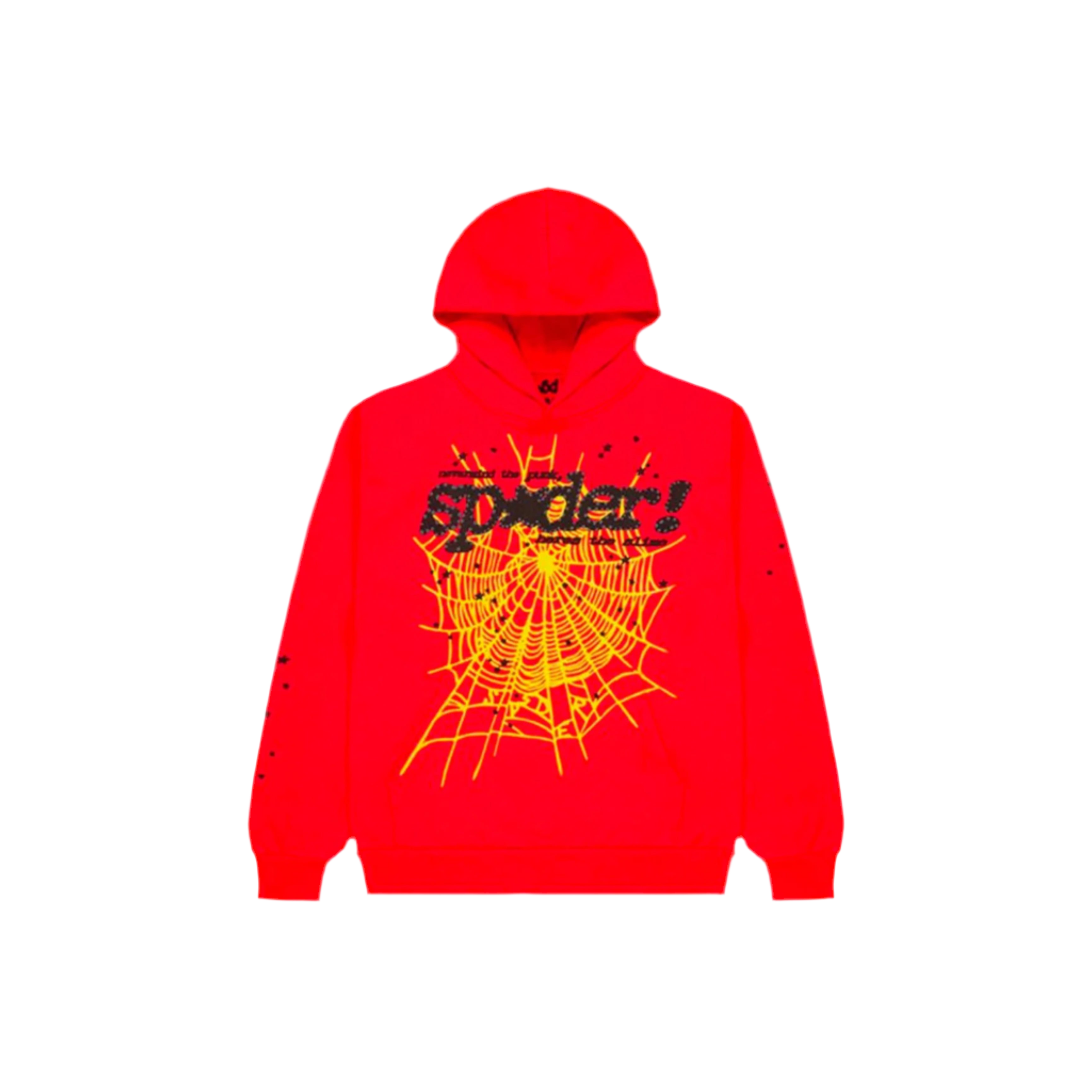 Sp5der P*nk V2 Hoodie Red