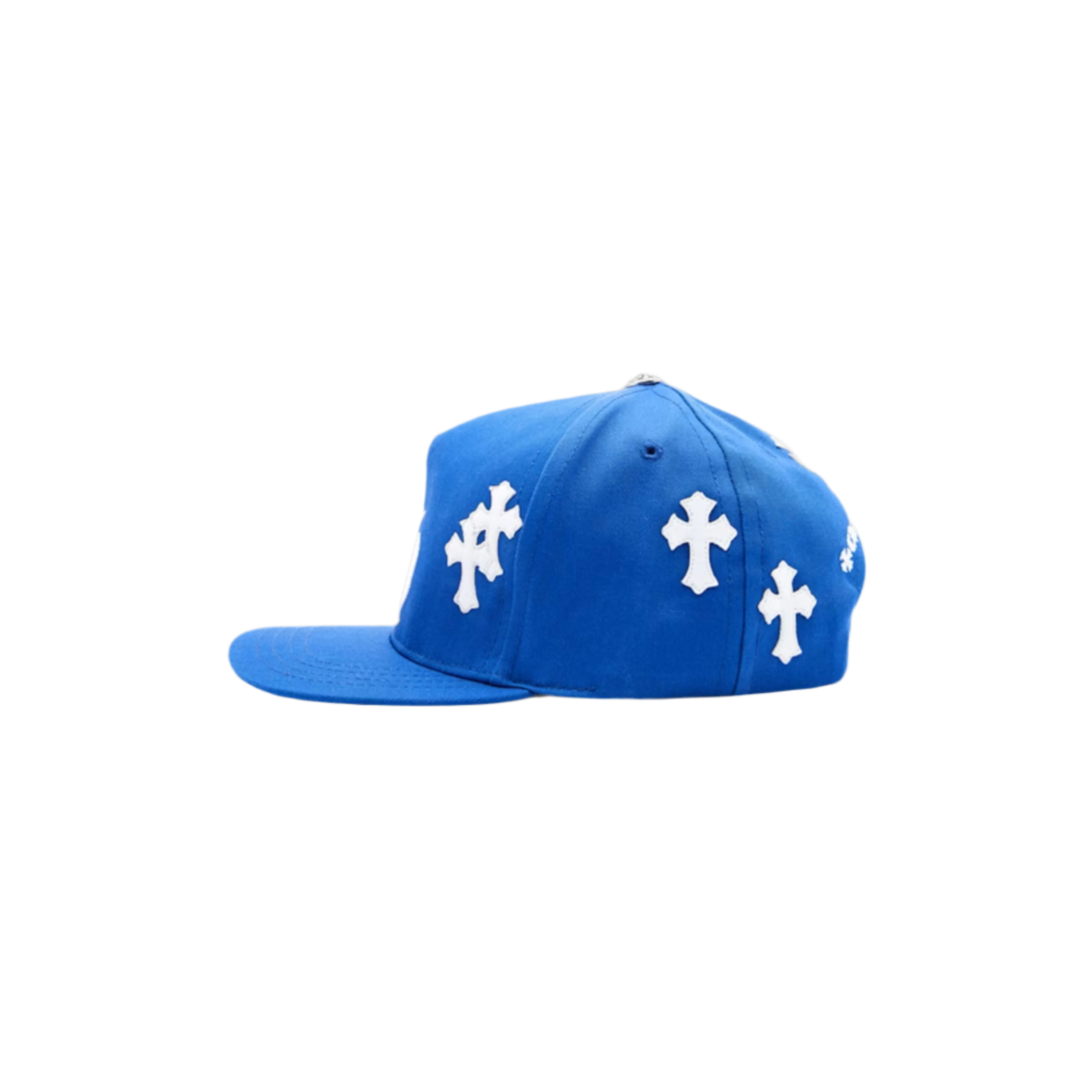 Chrome Hearts Cross Patch Baseball Hat Blue