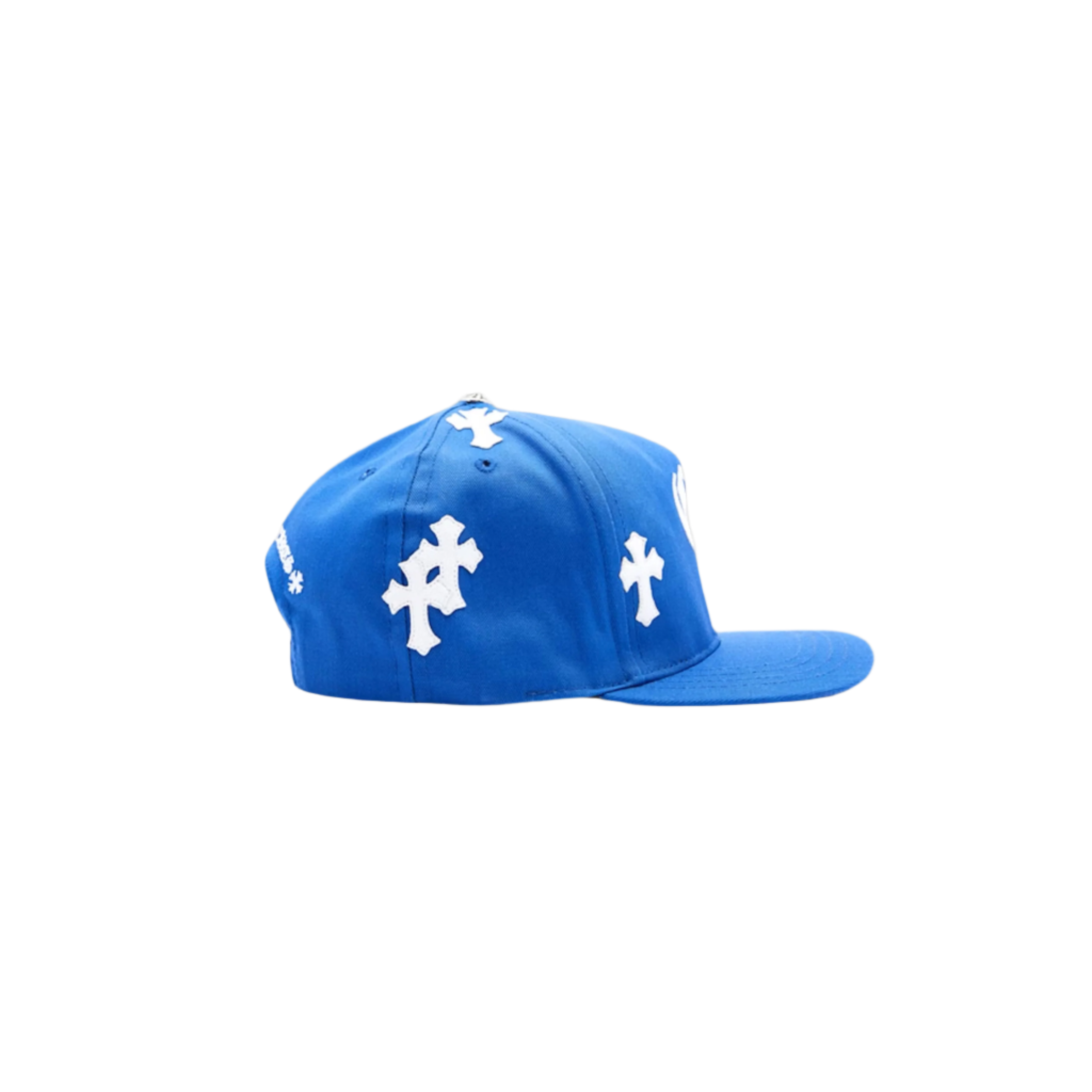 Chrome Hearts Cross Patch Baseball Hat Blue