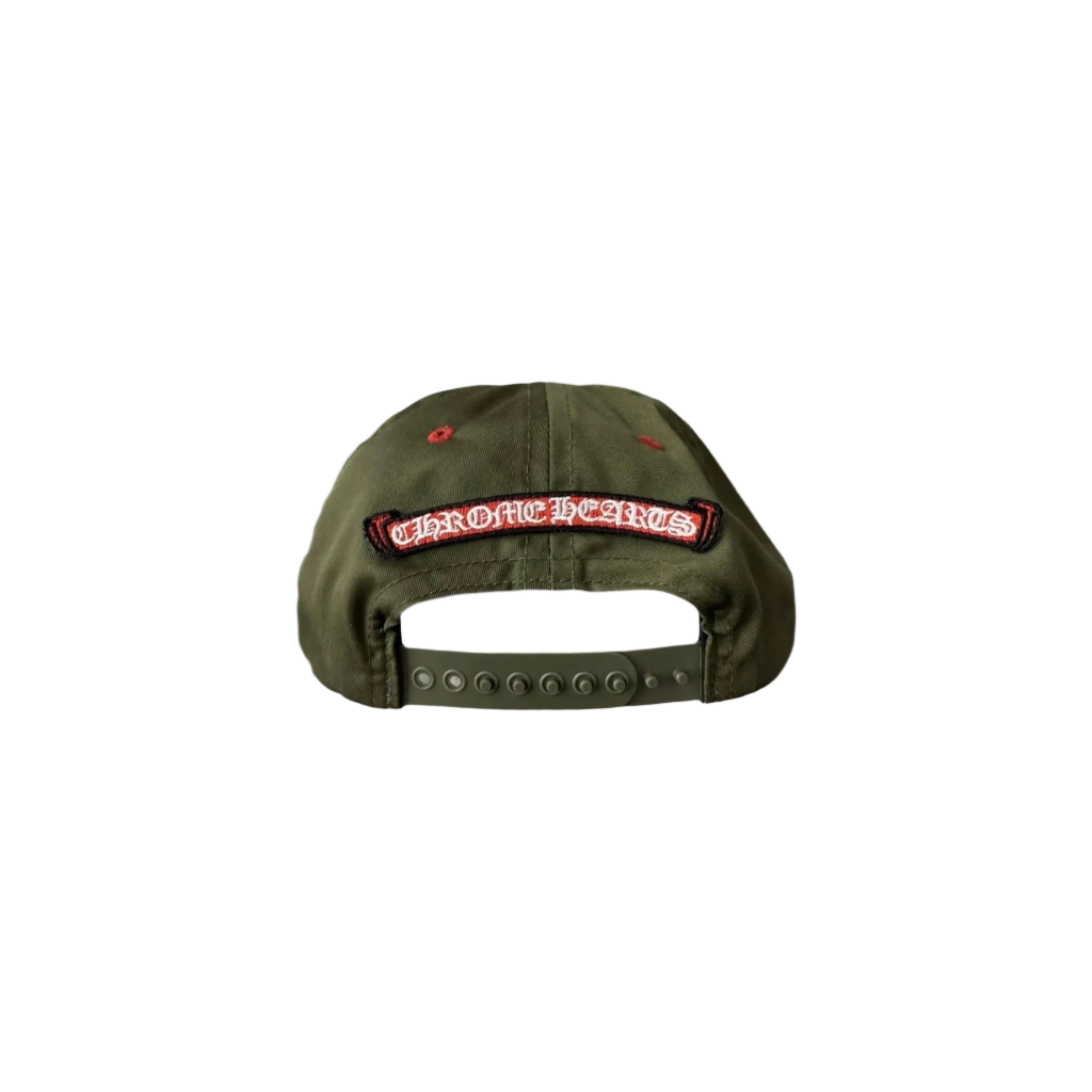 Chrome Hearts Gas Station Triple Cross Embroidery Trucker Green