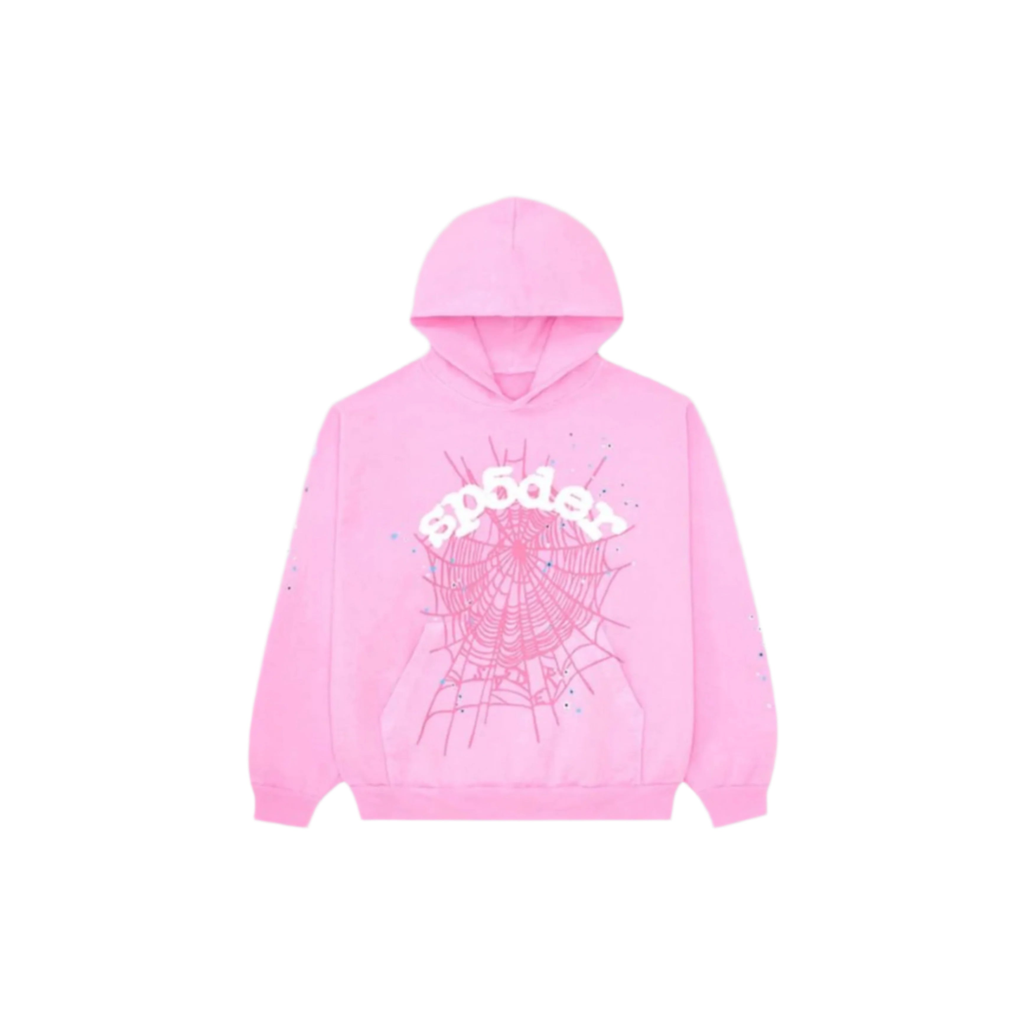 Sp5der OG Web Hoodie “Pink”