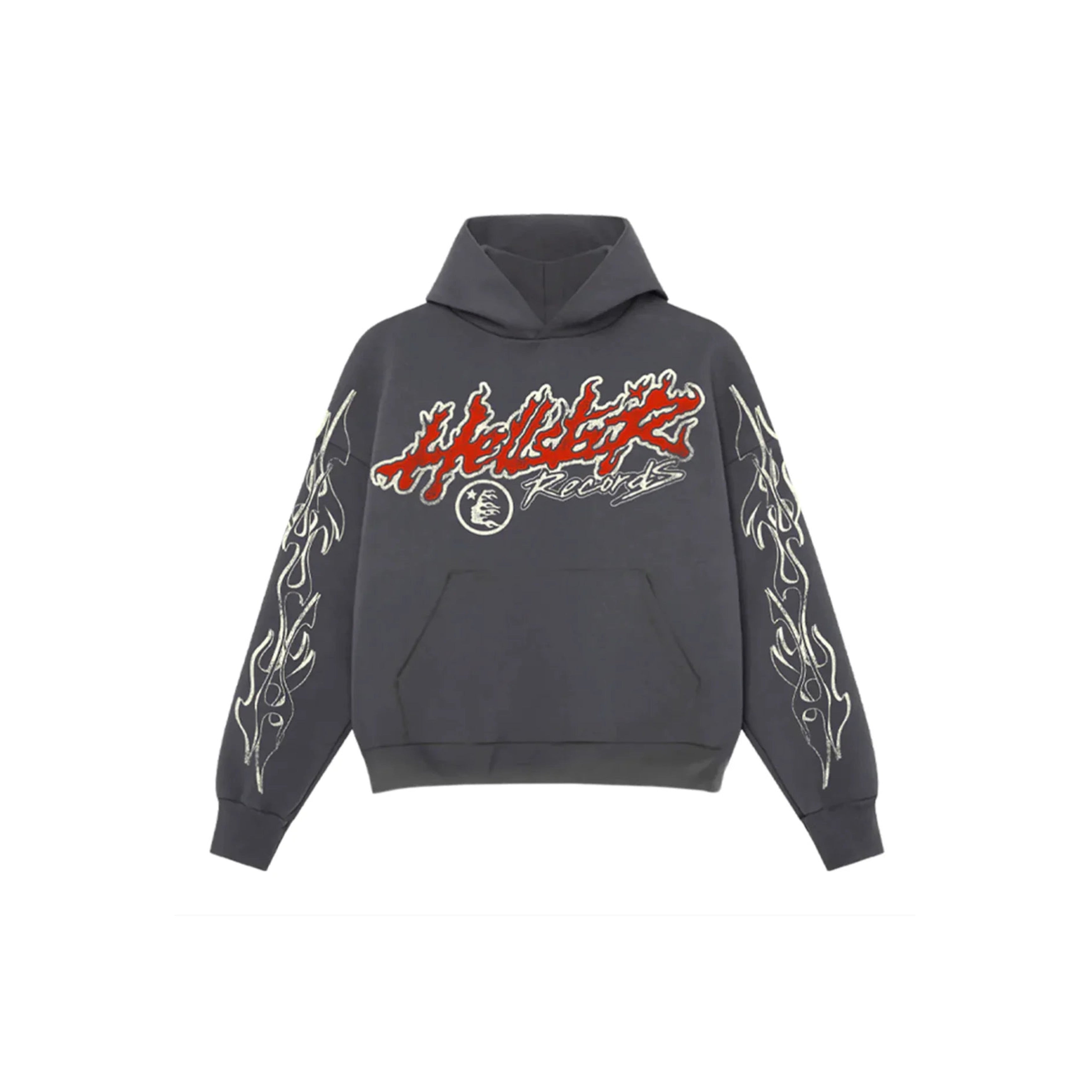 Hellstar Studios Records Tour Hoodie Grey