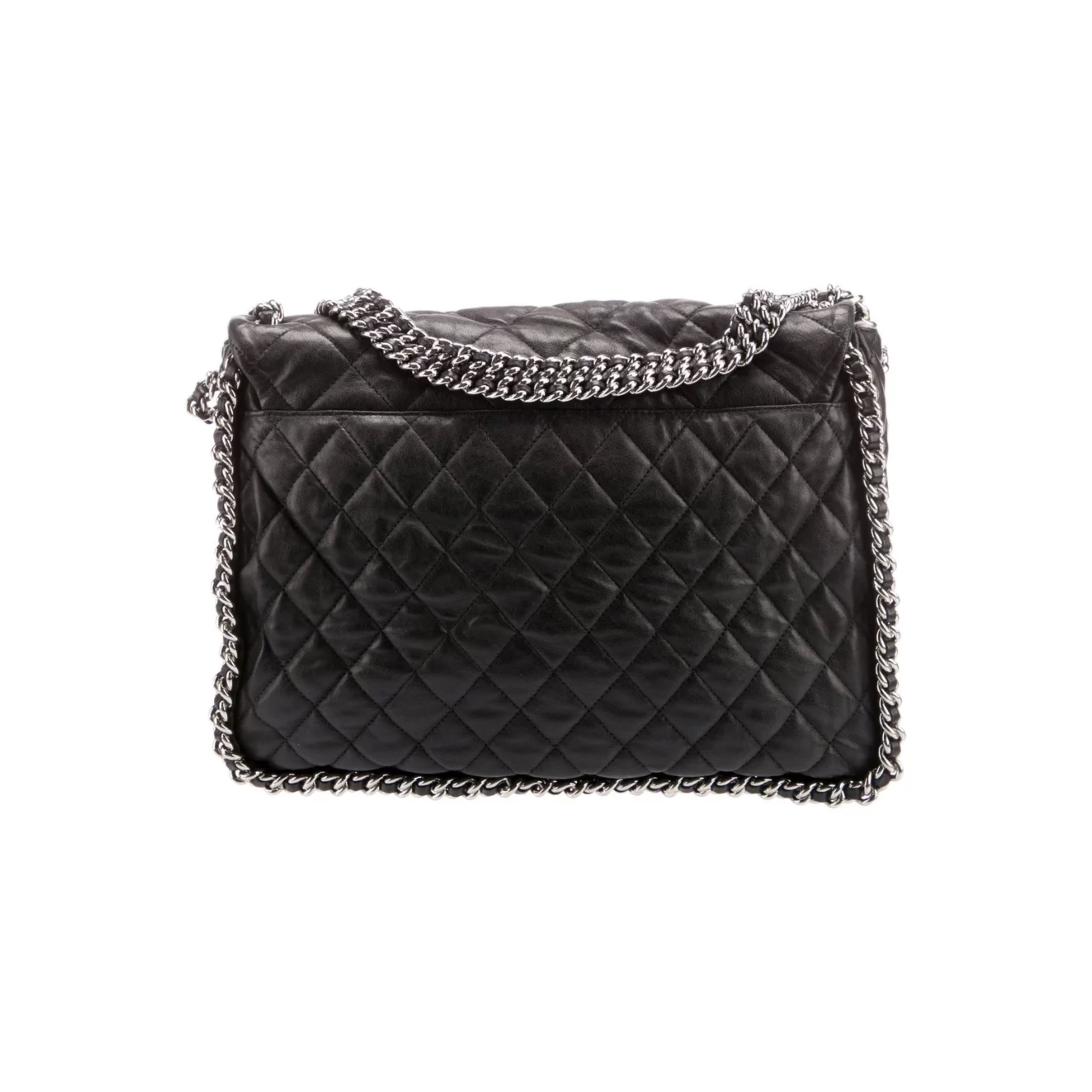 Chanel Maxi Chain Around Flap Bag