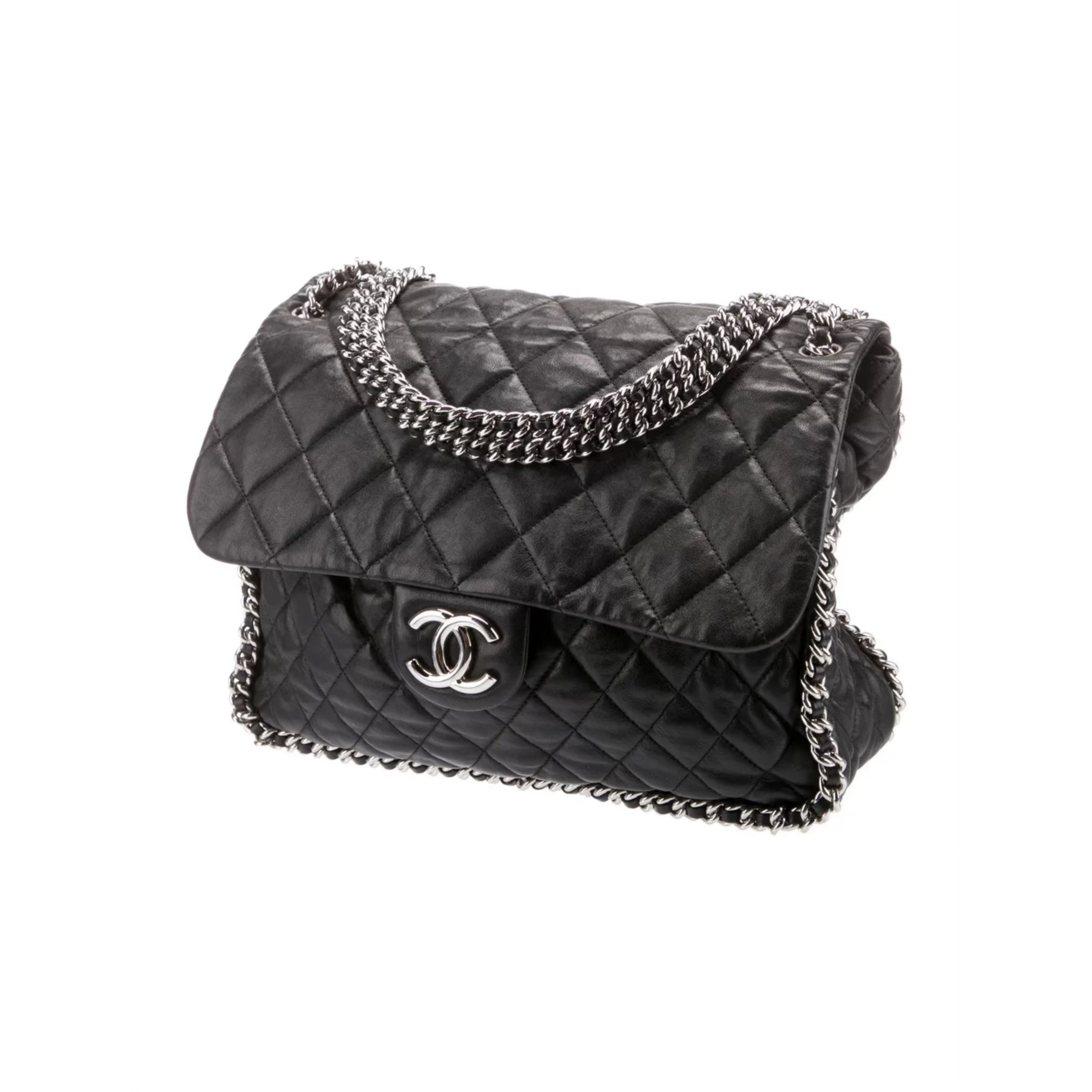 Chanel Maxi Chain Around Flap Bag