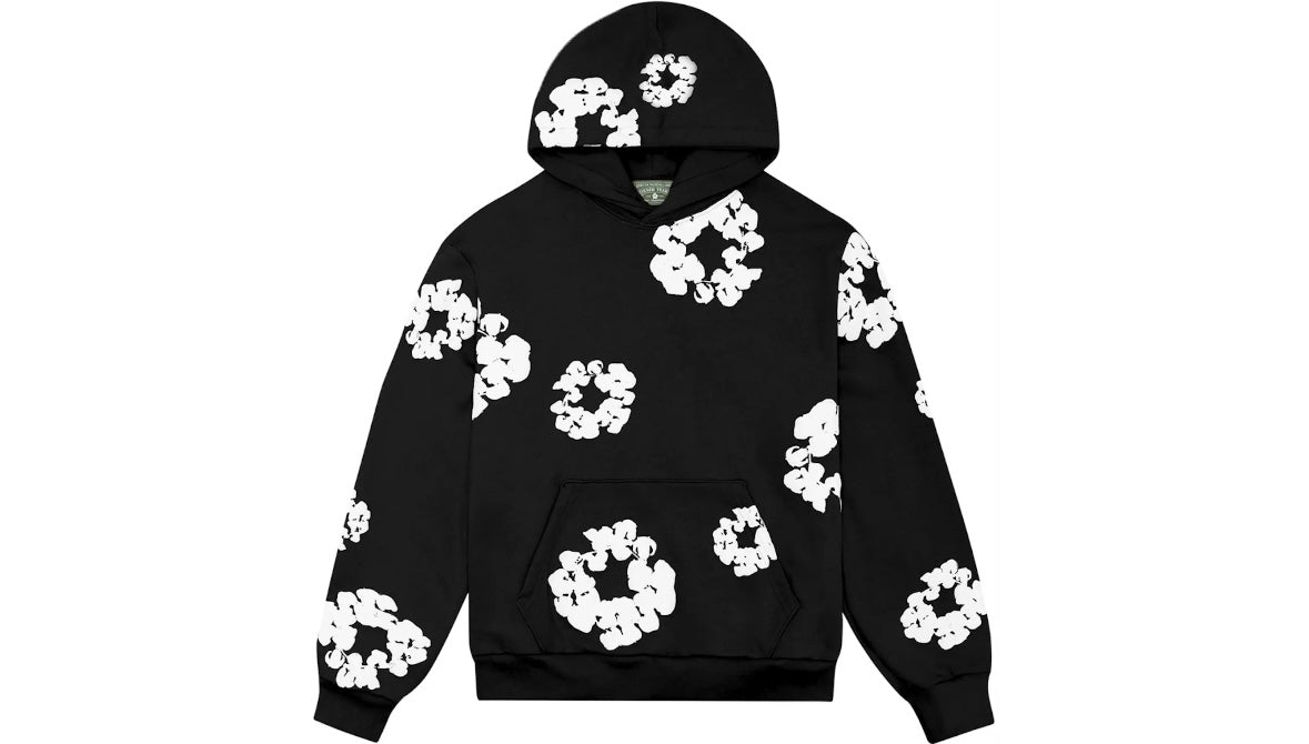 Denim Tears The Cotton Wreath Hoodie Black