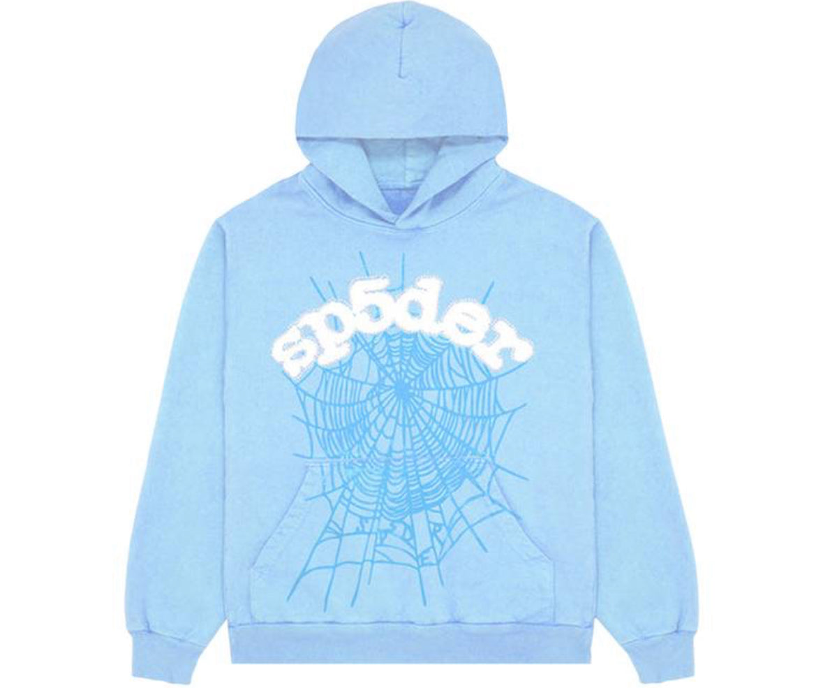 Sp5der Web Hoodie “Sky Blue”