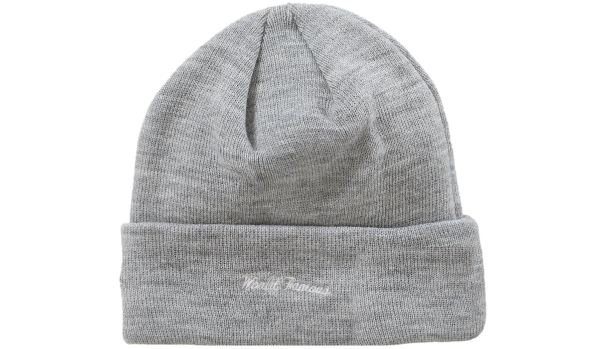 Supreme New Era Box Logo Beanie Heather Grey