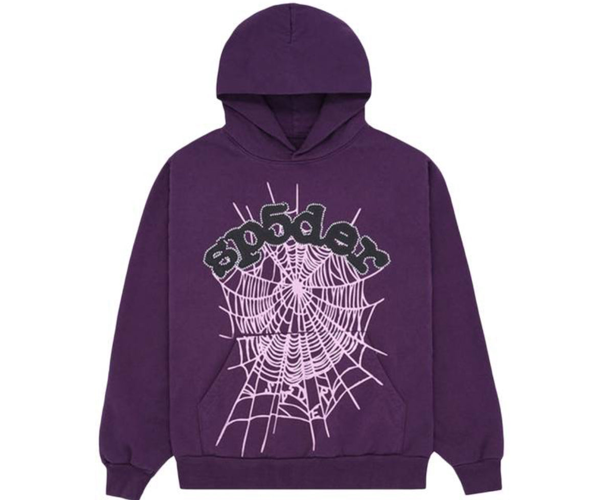 Sp5der Web Hoodie “Grape