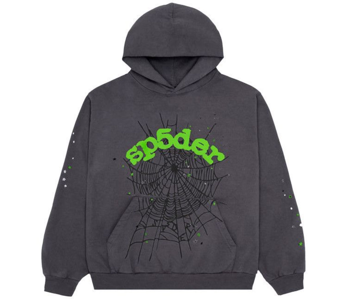 Sp5der Web Hoodie “Slate Grey”