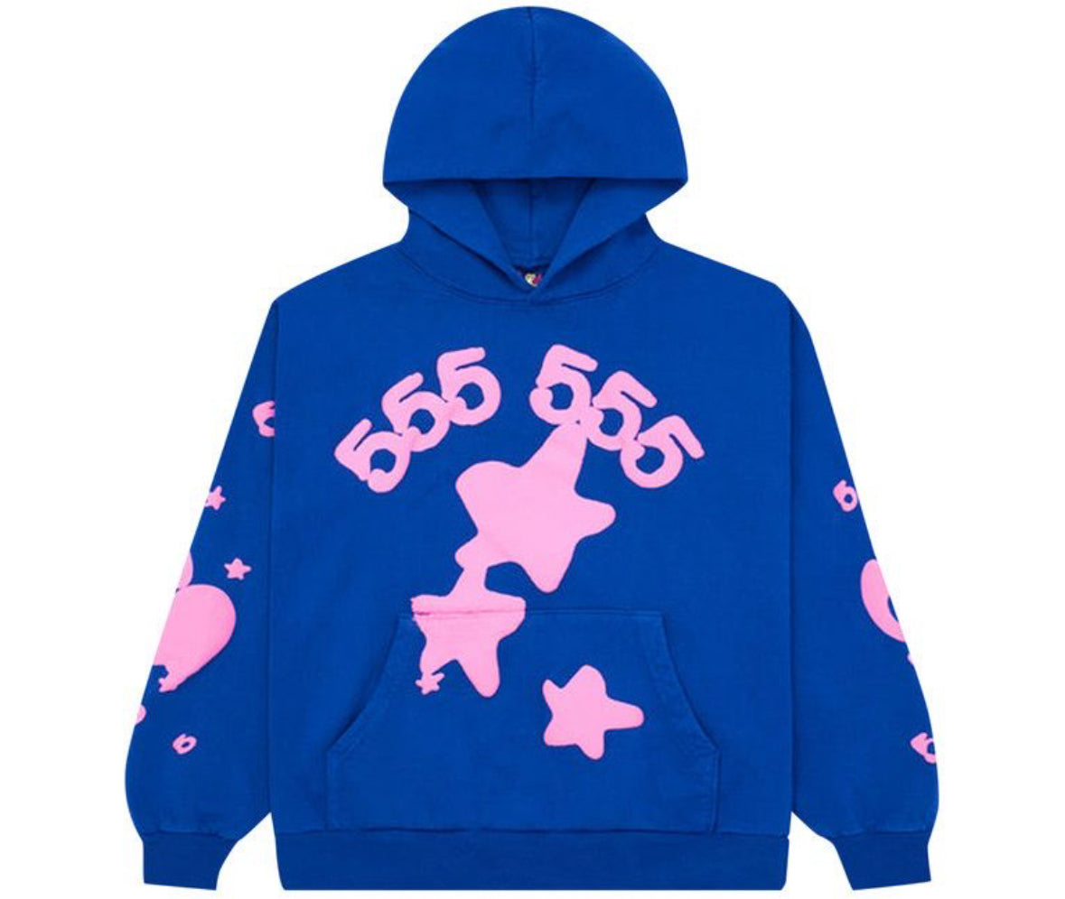 Sp5der Beluga Hoodie “Blue”