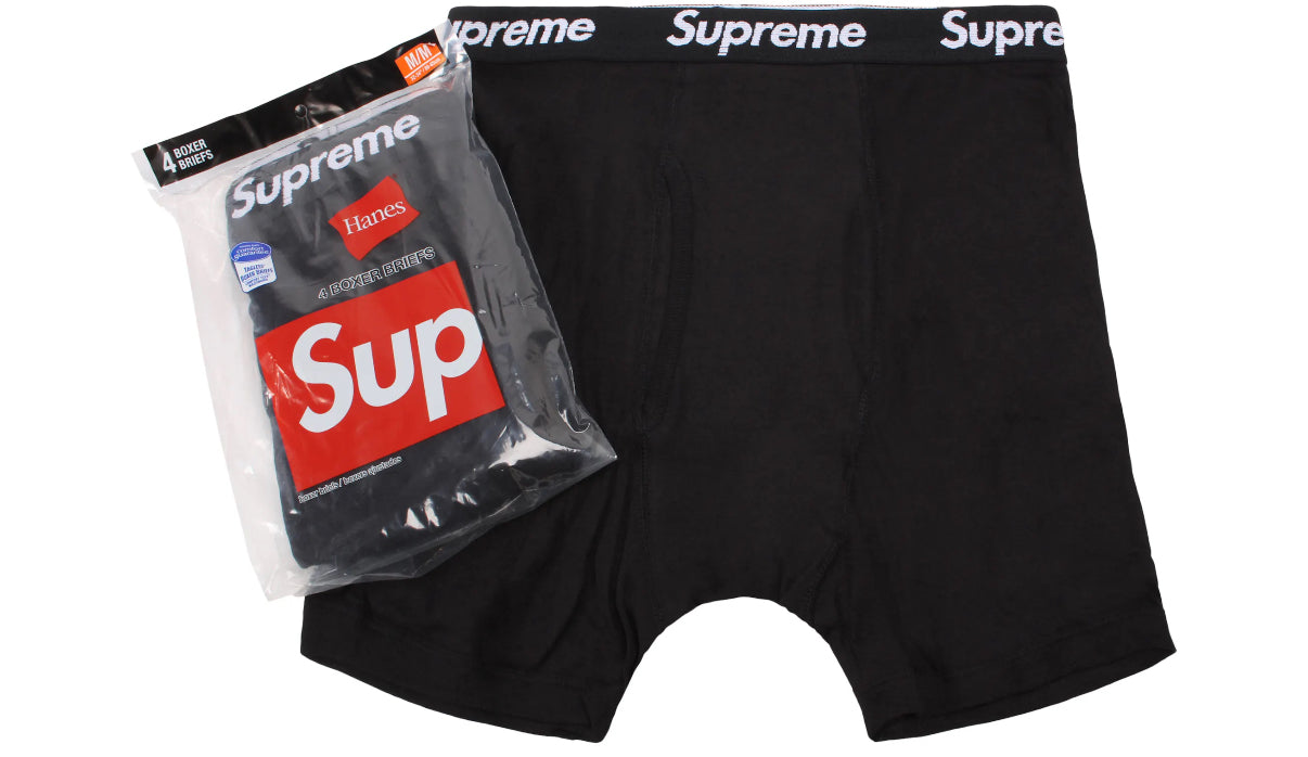 Supreme Hanes Boxer Briefs (4 Pack)