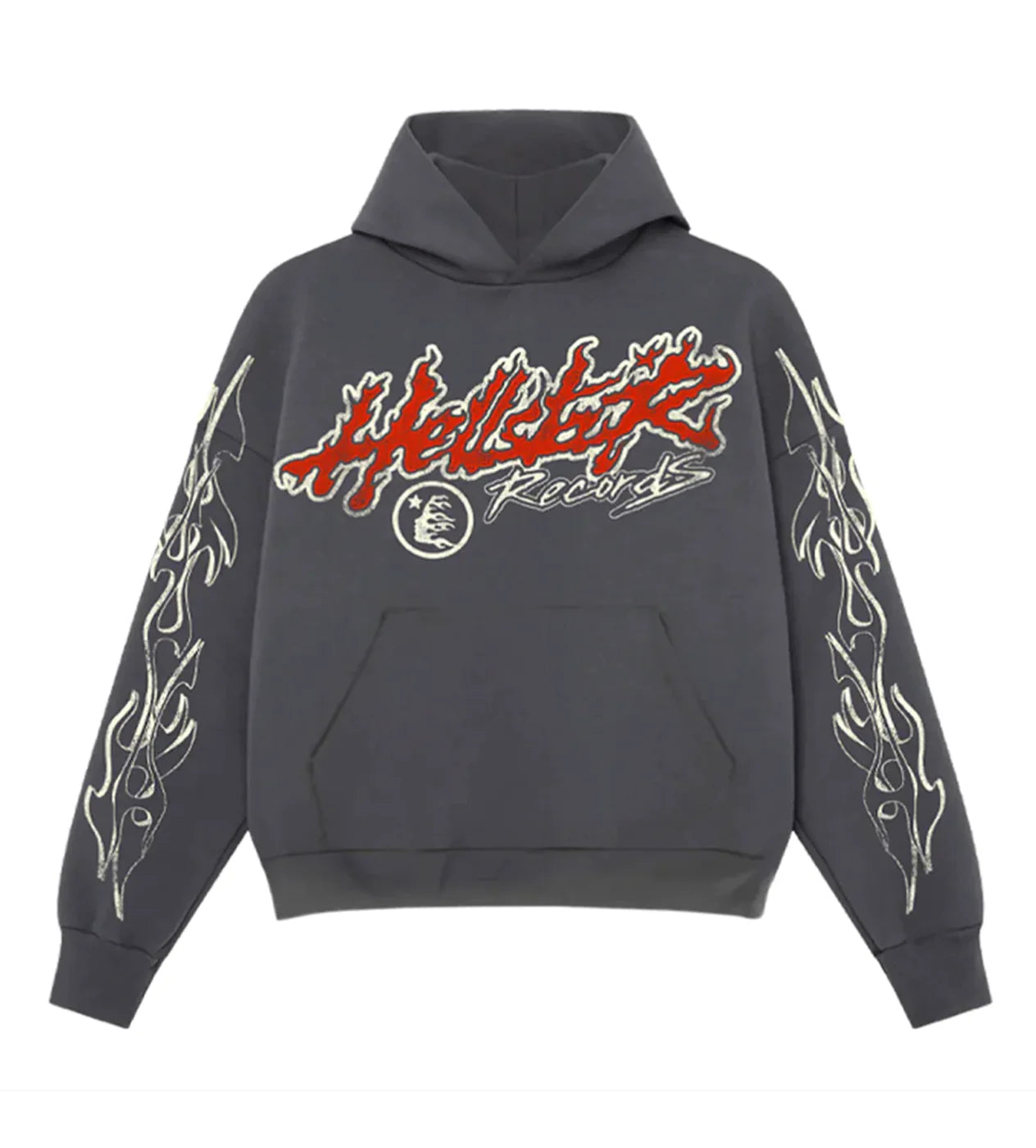 Hellstar Studios Records Tour Hoodie Grey
