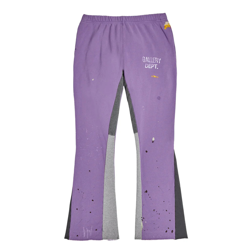 Gallery Dept. Painted Flare Sweatpants Purple