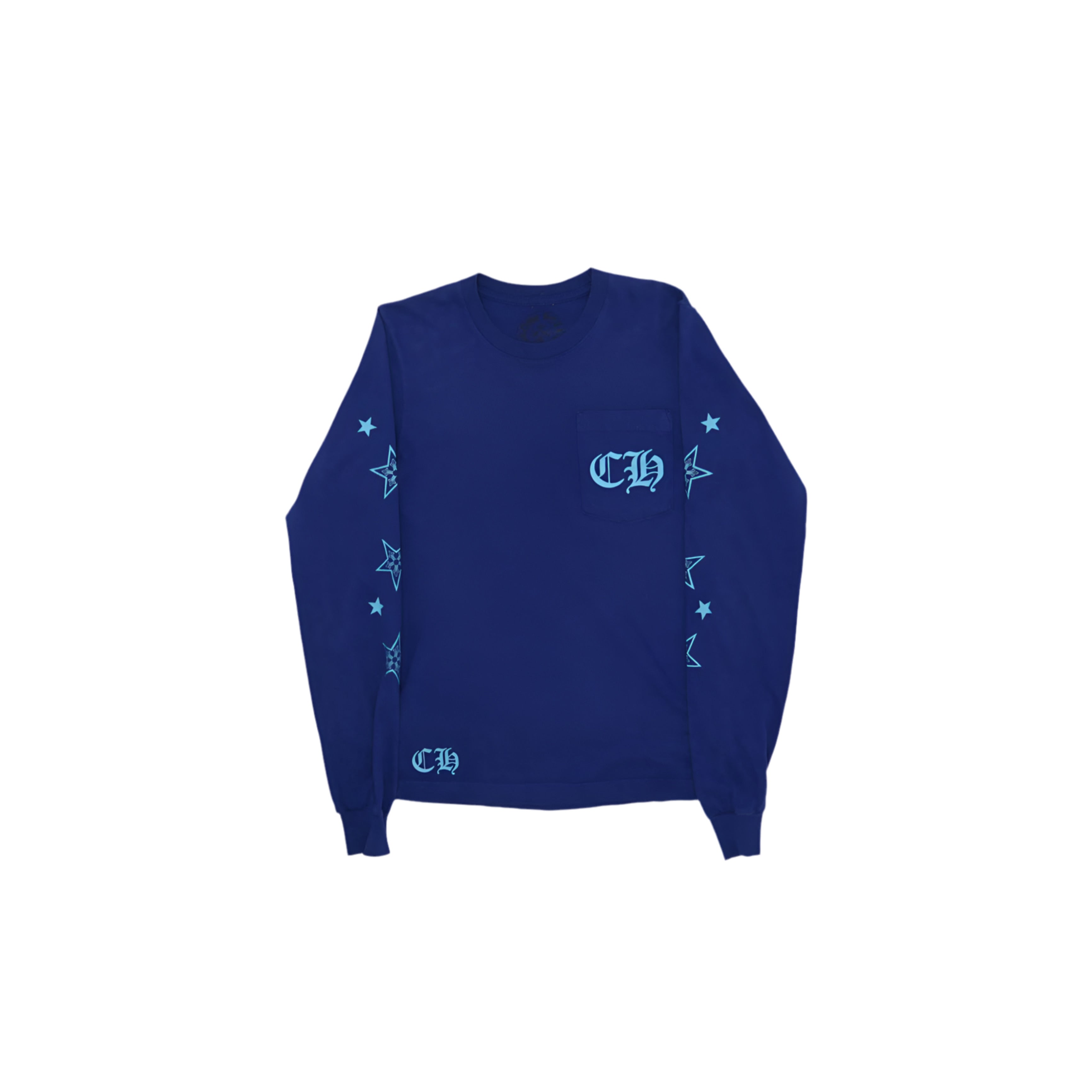Chrome Hearts Star Long Sleeve Tee Blue